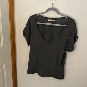 Free People Dylan Scoop Neck Knit Top